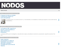 Tablet Screenshot of nodoscomunicacion.blogspot.com