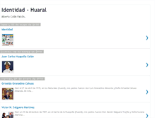 Tablet Screenshot of identidad-huaral.blogspot.com