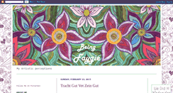 Desktop Screenshot of beingfaygie.blogspot.com