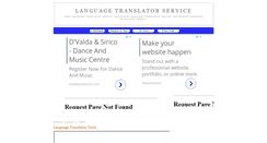 Desktop Screenshot of free-language-translation-service.blogspot.com
