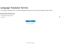 Tablet Screenshot of free-language-translation-service.blogspot.com