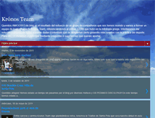 Tablet Screenshot of kronosteam2010.blogspot.com