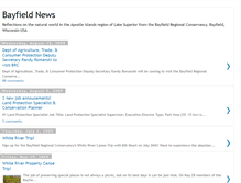 Tablet Screenshot of bayfieldnews.blogspot.com