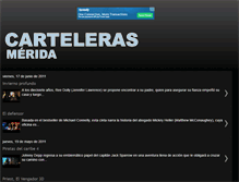 Tablet Screenshot of cartelerasdecinemerida.blogspot.com