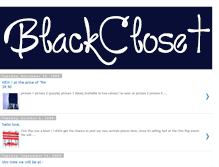 Tablet Screenshot of blackclosetkl.blogspot.com