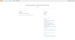 Desktop Screenshot of bardaqani.blogspot.com