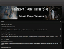 Tablet Screenshot of halloweenhomehaunt.blogspot.com