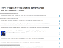 Tablet Screenshot of jenniferlopezliveandmixes.blogspot.com
