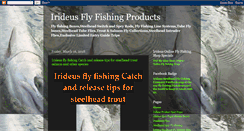 Desktop Screenshot of irideusflyfishing.blogspot.com