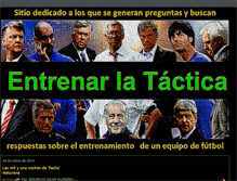 Tablet Screenshot of entrenarlatactica.blogspot.com