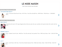 Tablet Screenshot of le-modemaison-solditems.blogspot.com