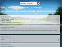 Tablet Screenshot of ftmcclellantoxicexposure.blogspot.com
