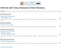 Tablet Screenshot of mehmetakifersoyhastanesi.blogspot.com