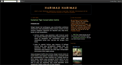 Desktop Screenshot of harimau-sumatera.blogspot.com