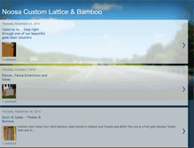Tablet Screenshot of noosacustomlatticeandbamboo.blogspot.com