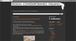 Desktop Screenshot of designcontemporaneoitaliano.blogspot.com