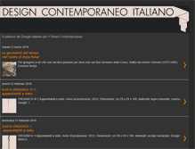 Tablet Screenshot of designcontemporaneoitaliano.blogspot.com