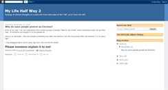 Desktop Screenshot of mylifehalfway2.blogspot.com