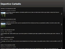 Tablet Screenshot of deportivocarballo.blogspot.com