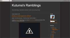 Desktop Screenshot of kutuma.blogspot.com