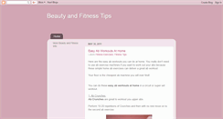 Desktop Screenshot of beautyfitnesstips.blogspot.com