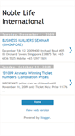 Mobile Screenshot of noblelifeweb.blogspot.com