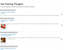 Tablet Screenshot of hotflashingthoughts.blogspot.com