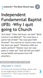 Mobile Screenshot of independentfundamentalbaptistmess.blogspot.com