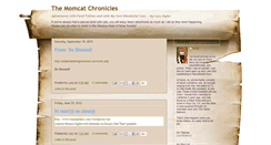 Desktop Screenshot of momcatchronicles.blogspot.com