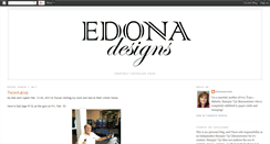 Desktop Screenshot of edonadesigns.blogspot.com