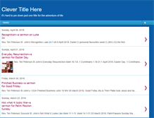 Tablet Screenshot of clevertitlehere.blogspot.com