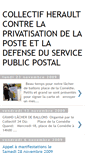 Mobile Screenshot of collectif34defenseservicepostal.blogspot.com