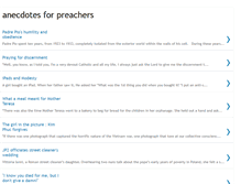 Tablet Screenshot of anecdotes-for-preachers.blogspot.com