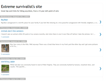 Tablet Screenshot of extremesurvivalists.blogspot.com