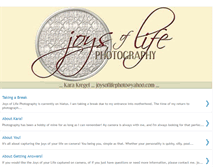 Tablet Screenshot of joysoflifephotography.blogspot.com