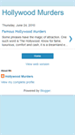 Mobile Screenshot of hollywoodmurders.blogspot.com