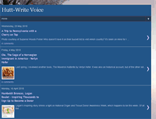 Tablet Screenshot of hutt-writevoice.blogspot.com