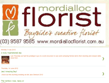 Tablet Screenshot of mordiflorist.blogspot.com