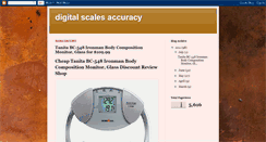 Desktop Screenshot of cheapdigitalscalesaccuracy.blogspot.com