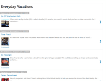 Tablet Screenshot of everydayvacations.blogspot.com