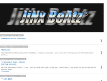 Tablet Screenshot of jinxbeatz.blogspot.com