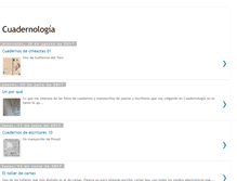 Tablet Screenshot of cuadernologia.blogspot.com