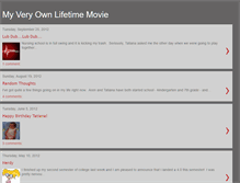 Tablet Screenshot of myveryownlifetimemovie.blogspot.com