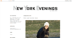 Desktop Screenshot of newyorkevenings.blogspot.com