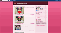 Desktop Screenshot of bellalembrancas.blogspot.com