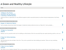 Tablet Screenshot of greenandhealthy4u.blogspot.com
