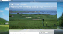 Desktop Screenshot of kunigolf.blogspot.com