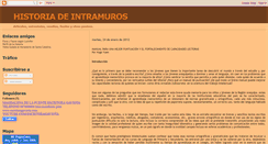 Desktop Screenshot of historiasdeintramuros.blogspot.com