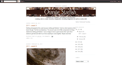 Desktop Screenshot of orangestarfish.blogspot.com