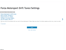 Tablet Screenshot of forzadrifttunes.blogspot.com